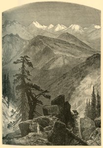 सिएरास का शिखर, 1874। द्वारा डब्ल्यू रॉबर्ट्स
