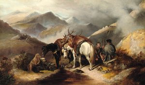 1871 में हाइलैंड्स पर पथराव द्वारा WW मॉरिस