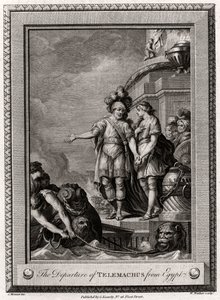 मिस्र से टेलीमेकस का प्रस्थान, 1775