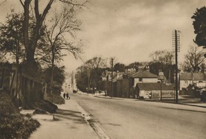 जहां रोमन रोड टू डॉवर क्रॉस शूटर्स हिल परे ब्लैकहेड, c1935। द्वारा डब्ल्यू। व्हिफ़िन