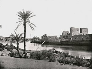 आइसिस, फिलाई, मिस्र का मंदिर, 1895।
