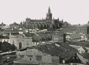 कैथेड्रल, सेविले, स्पेन, 1895। द्वारा डब्ल्यू एंड एस लिमिटेड