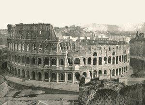 कोलोसियम, रोम, इटली, 1895। द्वारा डब्ल्यू एंड एस लिमिटेड
