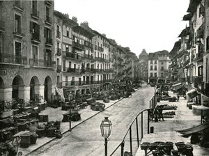 द मार्केट प्लेस, ज़रागोज़ा, स्पेन, 1895। द्वारा डब्ल्यू एंड एस लिमिटेड