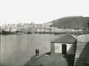 मालगा, स्पेन का शहर और बंदरगाह, 1895। द्वारा डब्ल्यू एंड एस लिमिटेड