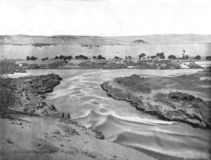 नील, असवान, मिस्र का पहला मोतियाबिंद, 1895।