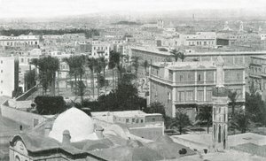 अलेक्जेंड्रिया शहर का दृश्य, 1895। द्वारा डब्ल्यू एंड एस लिमिटेड