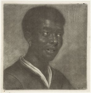 एक काले आदमी का सिर, c.1660-70 द्वारा वालरेंट वैलींट