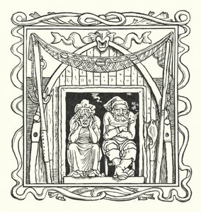 मछुआरे और उसकी पत्नी (उत्कीर्णन)