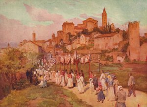 Viterbo में के शरीर 1913 c1900 द्वारा वाल्टर फ्रेडरिक रूफ टाइंडेल