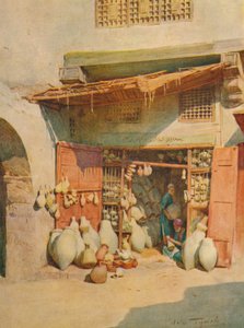 नाइल विलेज में बर्तन बाजार, c1905, 1912 द्वारा वाल्टर फ्रेडरिक रूफ टाइंडेल
