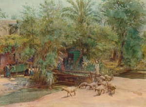 मार्ग का गाँव, c1905, 1912 द्वारा वाल्टर फ्रेडरिक रूफ टाइंडेल
