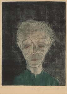 थके हुए आदमी सेल्फ-पोर्ट्रेट, 1923।