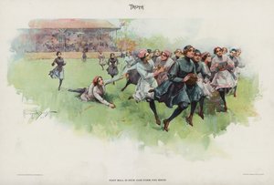 फुट बॉल इतनी अच्छी फॉर्म है जिसे आप जानते हैं (कलर लिथो)