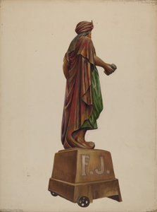 सिगार स्टोर फिगर, सी. 1937. द्वारा वाल्टर होचस्ट्रैसर