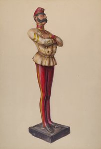सिगार स्टोर फिगर, सी. 1937. द्वारा वाल्टर होचस्ट्रैसर