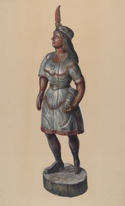 सिगार स्टोर इंडियन, सी. 1937.