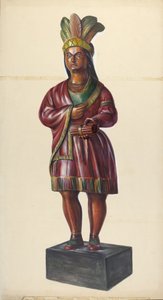 सिगार स्टोर इंडियन, सी. 1937.