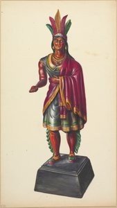 सिगार स्टोर इंडियन, सी. 1937.