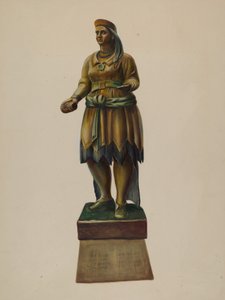 सिगार स्टोर इंडियन, सी. 1937. द्वारा वाल्टर होचस्ट्रैसर