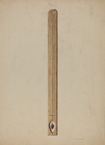 प्लंब लाइन और बोर्ड, 1939।