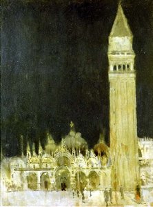 कैम्पैनाइल, वेनिस, c.1896-97 (कैनवास पर तेल) द्वारा वाल्टर रिचर्ड सिकर्ट