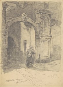 डॉर्ड्रेक्ट, c.1870-77 (ग्रेव पेपर पर ग्रेफाइट)