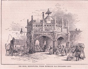 द क्रॉस, ब्रिजवाटर, जहां मोनमाउथ को राजा ई। 1685 घोषित किया गया था द्वारा वाल्टर स्टेनली पेजेट