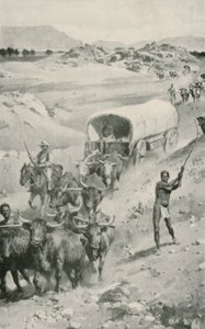 1835-36 में नेट के लिए द ग्रेट बोअर ट्रेक द्वारा वाल्टर स्टेनली पेजेट