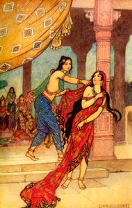 द ऑर्डील ऑफ क्वीन द्रौपदी, 1913।