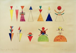 एक प्रदर्शनी के चित्र, चित्र XVI के चित्र द्वारा Wassily Kandinsky