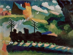 मुराऊ में रेलमार्ग द्वारा Wassily Kandinsky