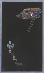 शीर्षकहीन, 1940। द्वारा वासिली कैंडिंस्की