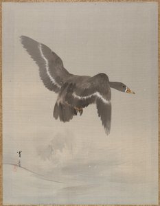 फ्लाइंग हंस, सीए। 1887. द्वारा वतनबे पेजी