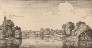 एल्बरी, 1645। द्वारा Wenceslaus Hollar