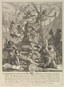अरंडेल के अर्ल की मौत पर रूपक, सीए। 1646। द्वारा Wenceslaus Hollar