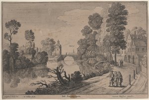 एंटवर्प (नक़्क़ाशी) द्वारा Wenceslaus Hollar