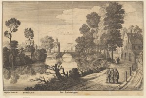 एंटवर्प, 1625-77। द्वारा Wenceslaus Hollar
