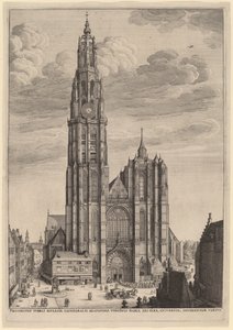एंटवर्प कैथेड्रल द्वारा Wenceslaus Hollar