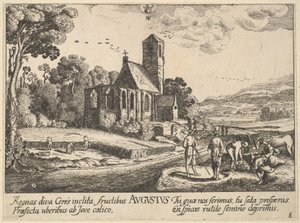 अगस्त, 1628-29। द्वारा Wenceslaus Hollar