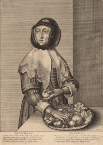 शरद ऋतु, 1641। द्वारा Wenceslaus Hollar