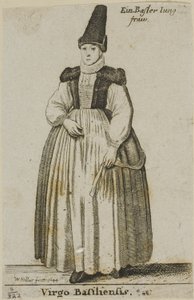 बेसल महिला द्वारा Wenceslaus Hollar