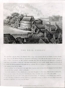 भालू उद्यान, 1647 द्वारा Wenceslaus Hollar