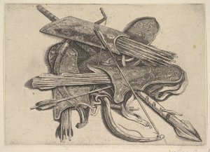 धनुष, नदियाँ और एक भाला, 1625-77। द्वारा Wenceslaus Hollar