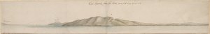 पश्चिम से केप स्पार्टेल द्वारा Wenceslaus Hollar
