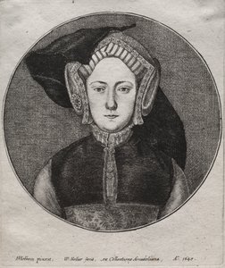 कैथरीन ऑफ़ एरागॉन द्वारा Wenceslaus Hollar