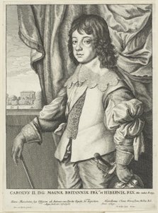 चार्ल्स द्वितीय द्वारा Wenceslaus Hollar