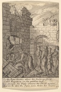 नर्क में उतरना, 1625-77। द्वारा Wenceslaus Hollar