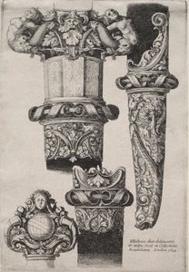 खंजर के लिए डिजाइन द्वारा Wenceslaus Hollar