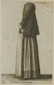 डिएप्पे महिला द्वारा Wenceslaus Hollar